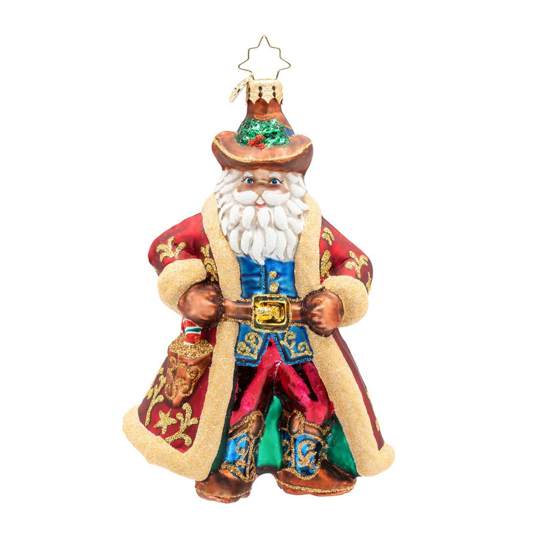 2026 Jingle Spurs Santa Ornament - Christmas Place