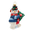 2026 Dashing Through The Snowman Ornament