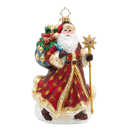 2026 Starlight Keepsake Santa Ornament
