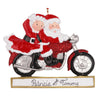 Santa Couple Motorcycle