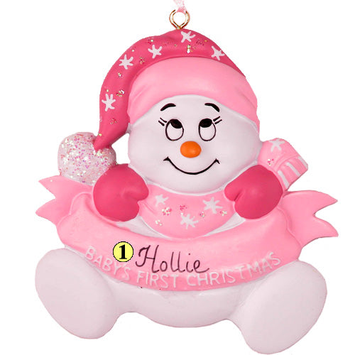 Babys First Christmas Girl