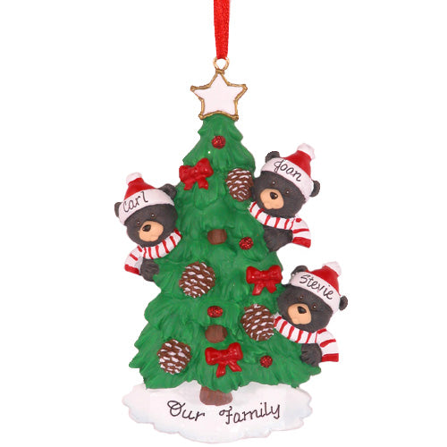 Bear Tree Family of 3