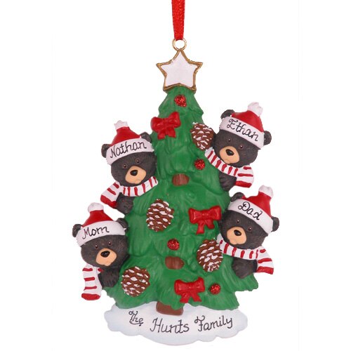 Bear Tree Family of 4