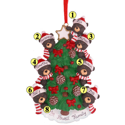 Bear Tree Family of 7