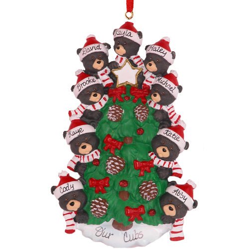Bear Tree Family of 9 - Christmas Place