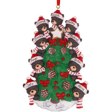 Bear Tree Family of 9 - Christmas Place