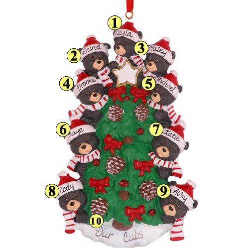 Bear Tree Family of  9