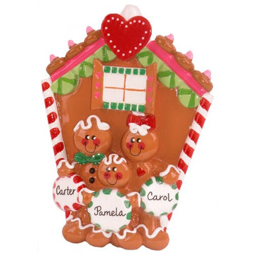 Gingerbread Family of 3
