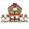 Gingerbread House with Candy Family of 6