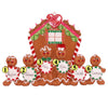 Gingerbread House with Candy Family of 6