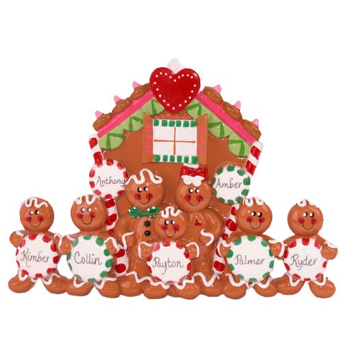 Gingerbread Family of 7