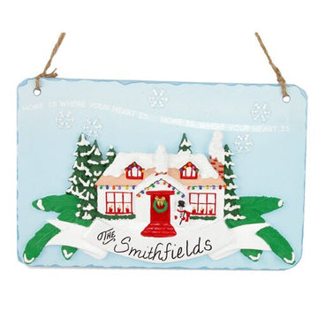 Our Home Door Plaque