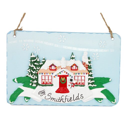 Our Home Door Plaque