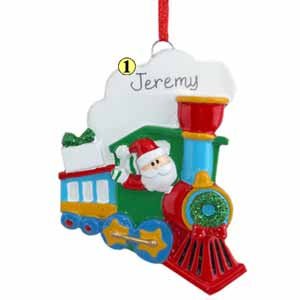 Santa in Train - Christmas Place