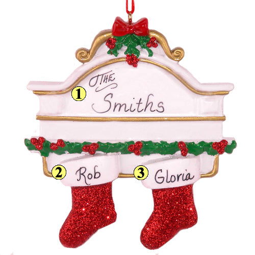 Stocking Mantle Family of 2
