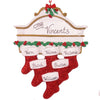 Stocking Mantle Family of 6