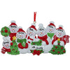 Snowman Smiles Family of 7