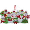 Snowman Smiles Family of 7