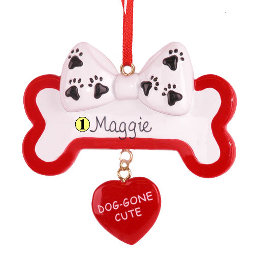Dog Gone Cute Ornament