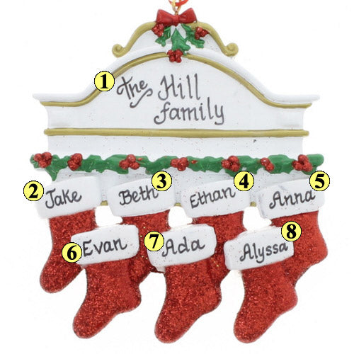 White Mantle Family of 7