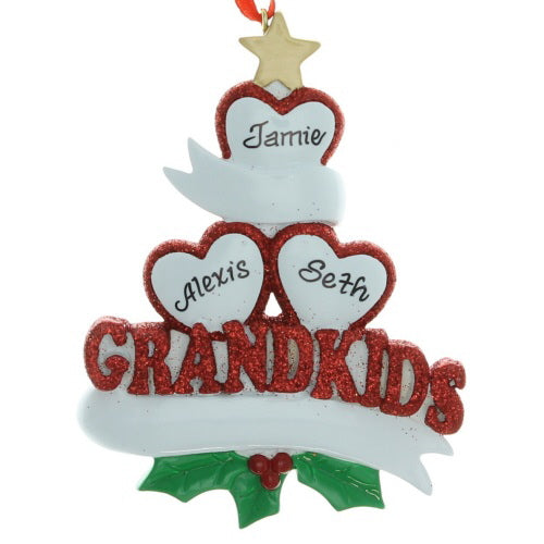 Three Grandkids Ornament