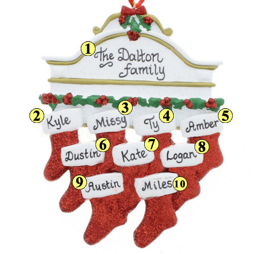 White Mantle Family of 9