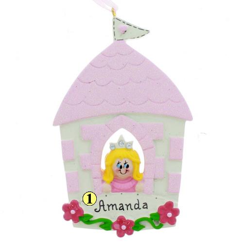 Blonde Princess in Castle