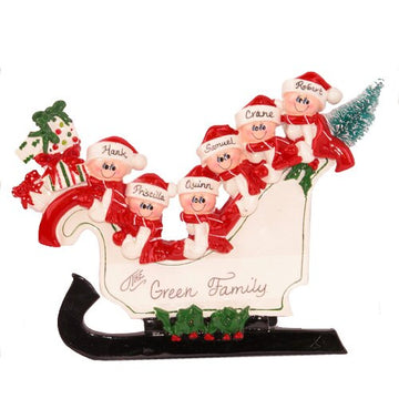 Sleigh Family of 6