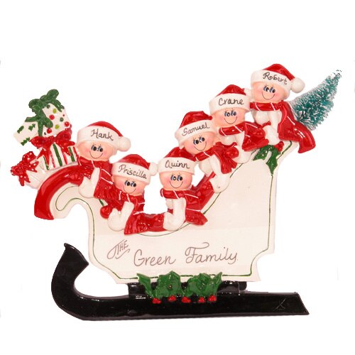 Sleigh Family of 6