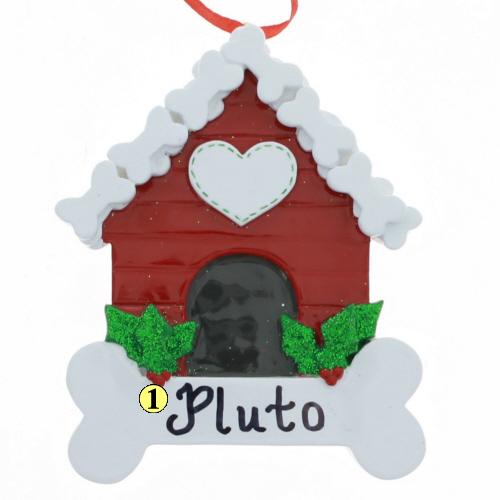 Dog House Ornament