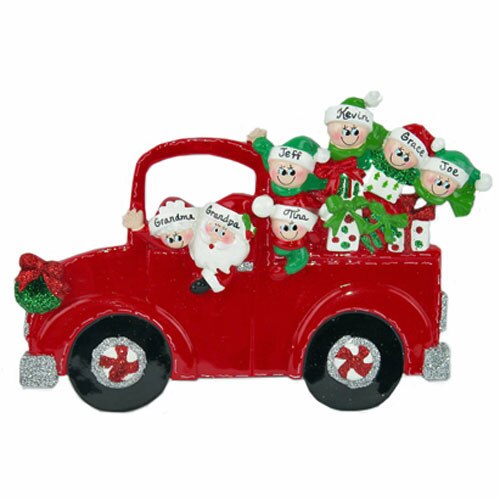 Christmas Truck Family of 7