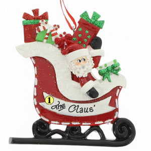 Santa in Sleigh with Gifts