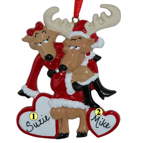 Santa Deer Couple - Christmas Place