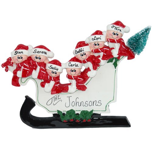 Sleigh Family of 7