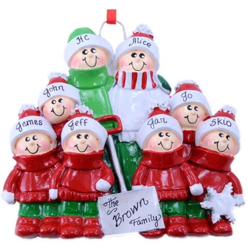 Shovel Family of 8 - Christmas Place