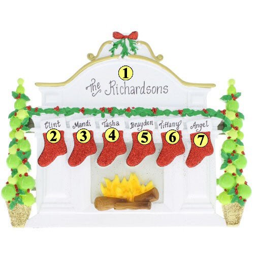 Mantle Family of 6 - Christmas Place
