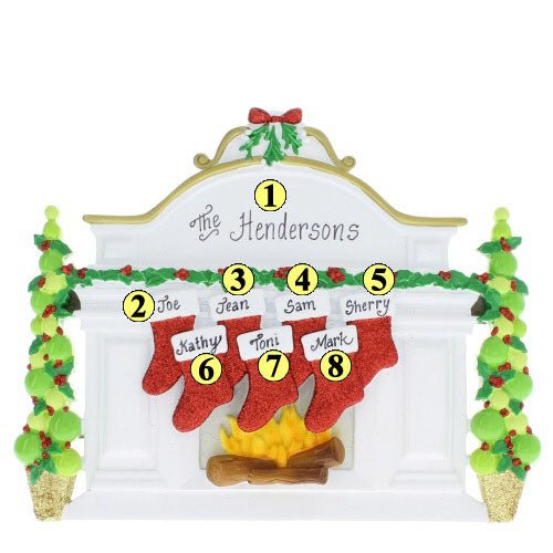 Mantle Family of 7 - Christmas Place