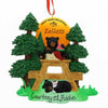 Black Bear Picnic Ornament - Christmas Place