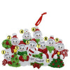 Snow Family of 9 - Christmas Place