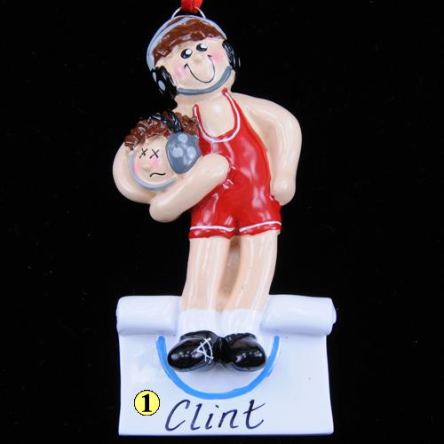 Wrestler with Brown Hair