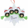 Bear on Snowflake Family of 4