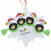 Bear on Snowflake Family of 4