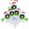 Bear on Snowflake Family of 5