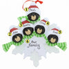 Bear on Snowflake Family of 5