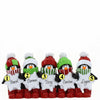 Penguin Snowflake Family of 5