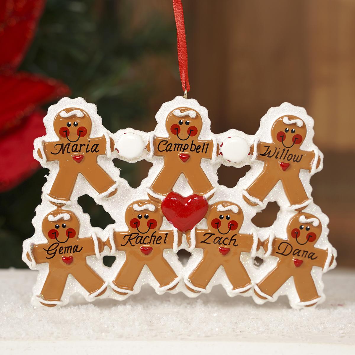 Gingerbread Family of 7 - Christmas Place