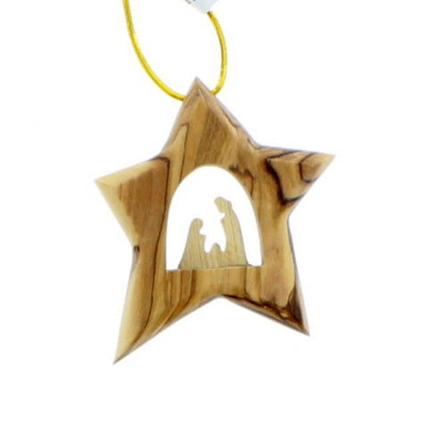 Holy Family Star Ornament