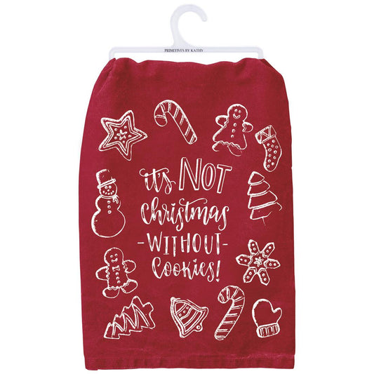 Christmas Cookies Dish Towel - Christmas Place