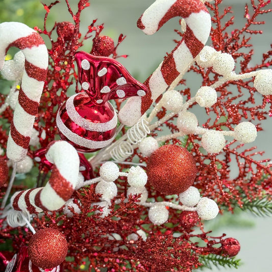 28in Peppermint Ball Spray