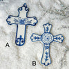 Delft Cross Ornament - Christmas Place
